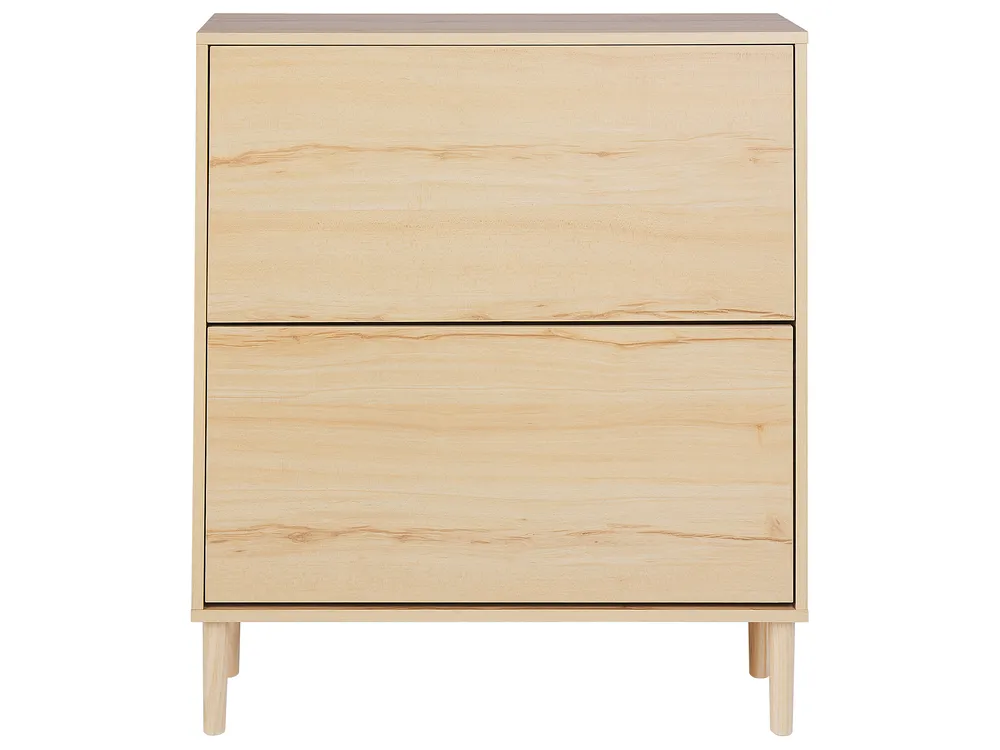 Shoe Storage Cabinet NORRIS Light Brown_916338