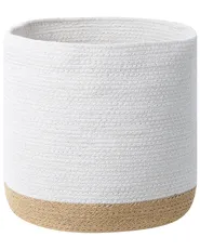 Set of 3 Baskets BASIMA Cotton White_846440