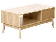Coffee Table LYNWOOD with Storage Light Brown_945777