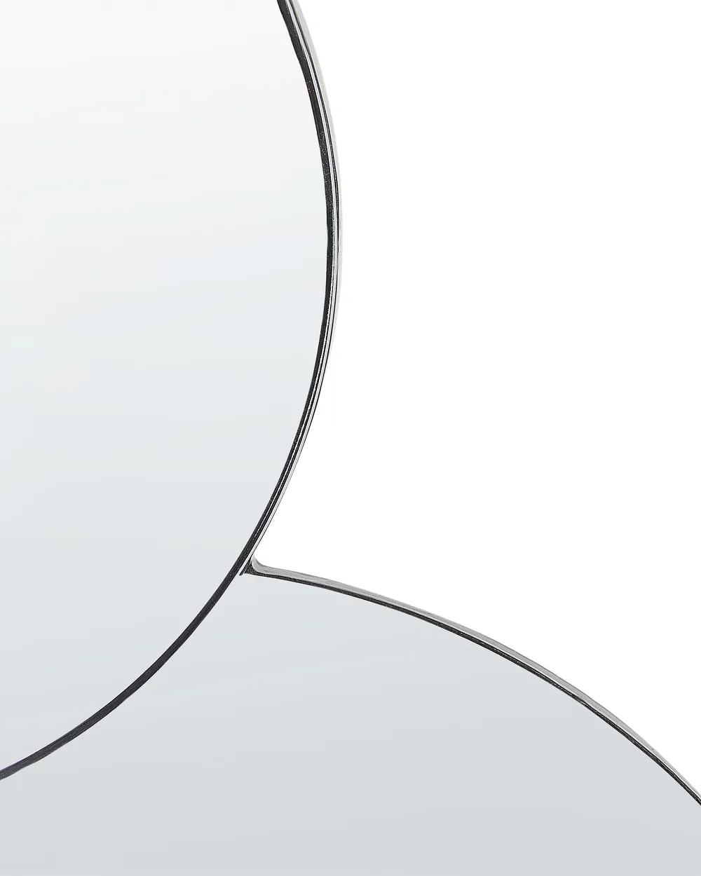Väggspegel CLAIS 82 cm 80 cm Silver_947172