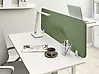 Desk Screen ZIGGY 120 x 40 cm Green
