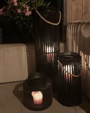 Lantern YAMDENA 24 cm Metal Black_860602