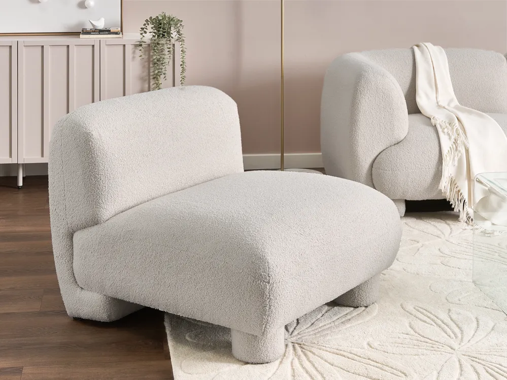 1-Seat Section MJALBI Boucle Off-White
