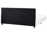 Säng med lamellram Bouclé ALBI 180 x 200 cm Off-White_981966