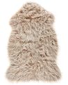 Faux Fur Rug MUNGO Beige 63 x 95 cm