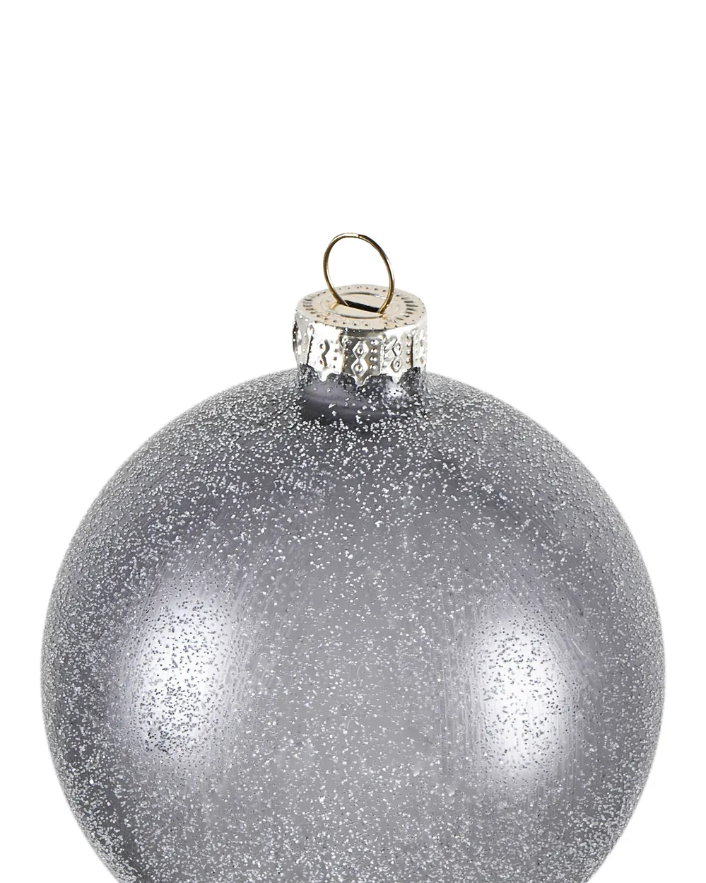 Set of 24 Baubles WINTERLIGHT Glass Rose Gold_1028487