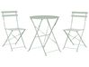 Bistro Set Folding FIORI Metal Grey