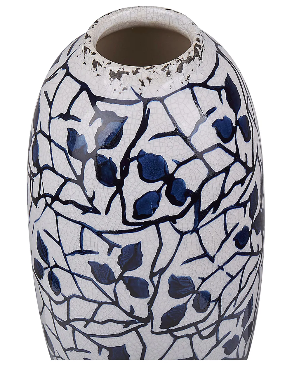 Blomvas MUTILENE 25 cm Stengods Vit_810765