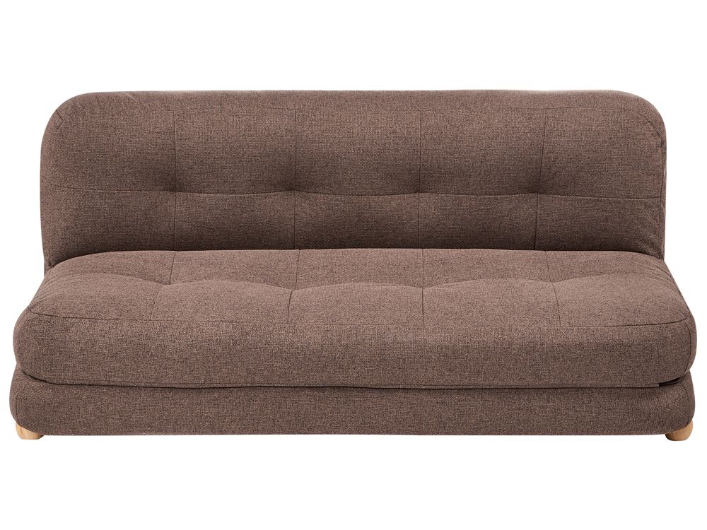 Sovesofa 2-seters ESBJERG Imitert lin Brun