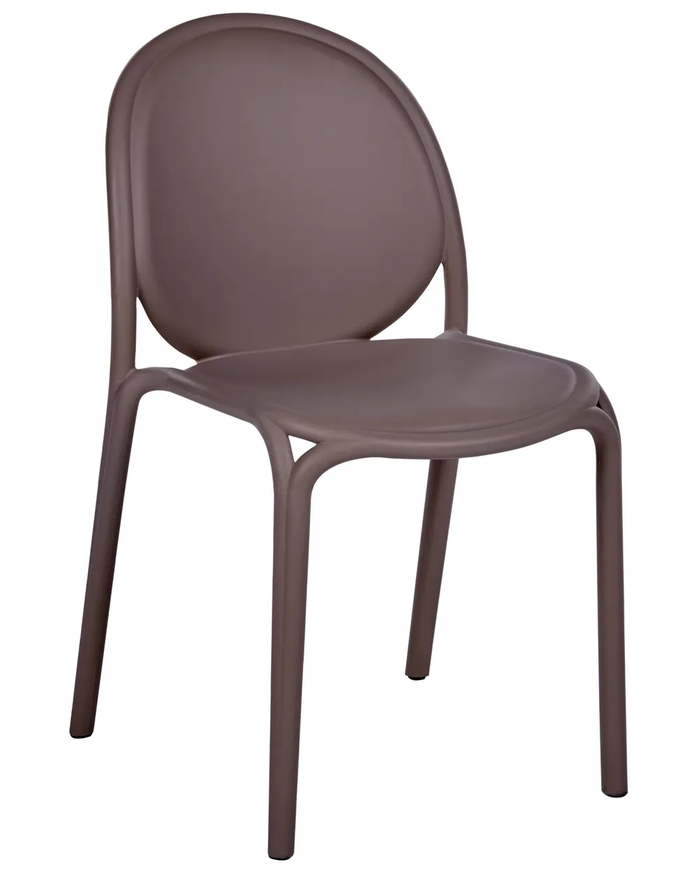 Set med 4 trädgårdsstolar BRUGNELLO Brun_1106794