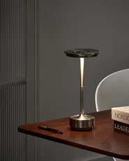 Trådlös LED-bordslampa MAGO med dimmer Metall Silver_1042062