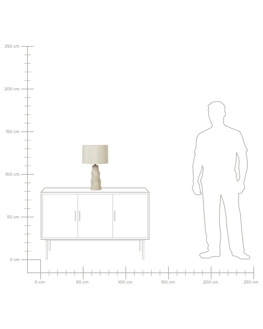 Pöytävalaisin VILAR Keramiikka Beige_897343