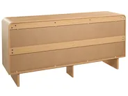 4 Door Sideboard DELORAINE Light Brown_1078148