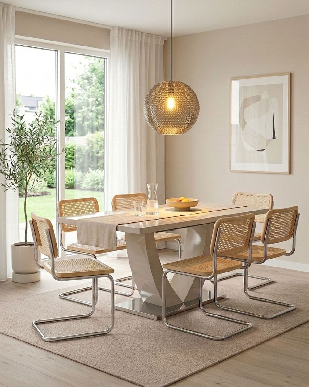 Pendant Lamp SEINE Metal Silver