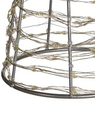 Ulkokoriste LED-valo KOTALA 57 cm Joulukuusi Hopea_813182
