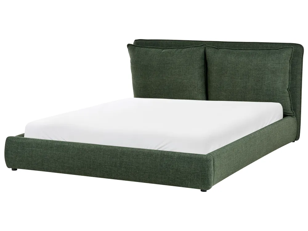 Bed Fabric BAJONNA 160 x 200 cm (EU King Size) Dark Green