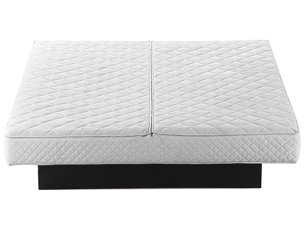 Waterbed Faux Leather ZEN 180 x 200 cm (EU Super King) Dark Ash Wood_21926