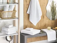 Set of 9 Towels MITIARO Terry Cotton White_841772