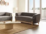 Soffa 2-sits ALNOR Chenille Brun_1186144