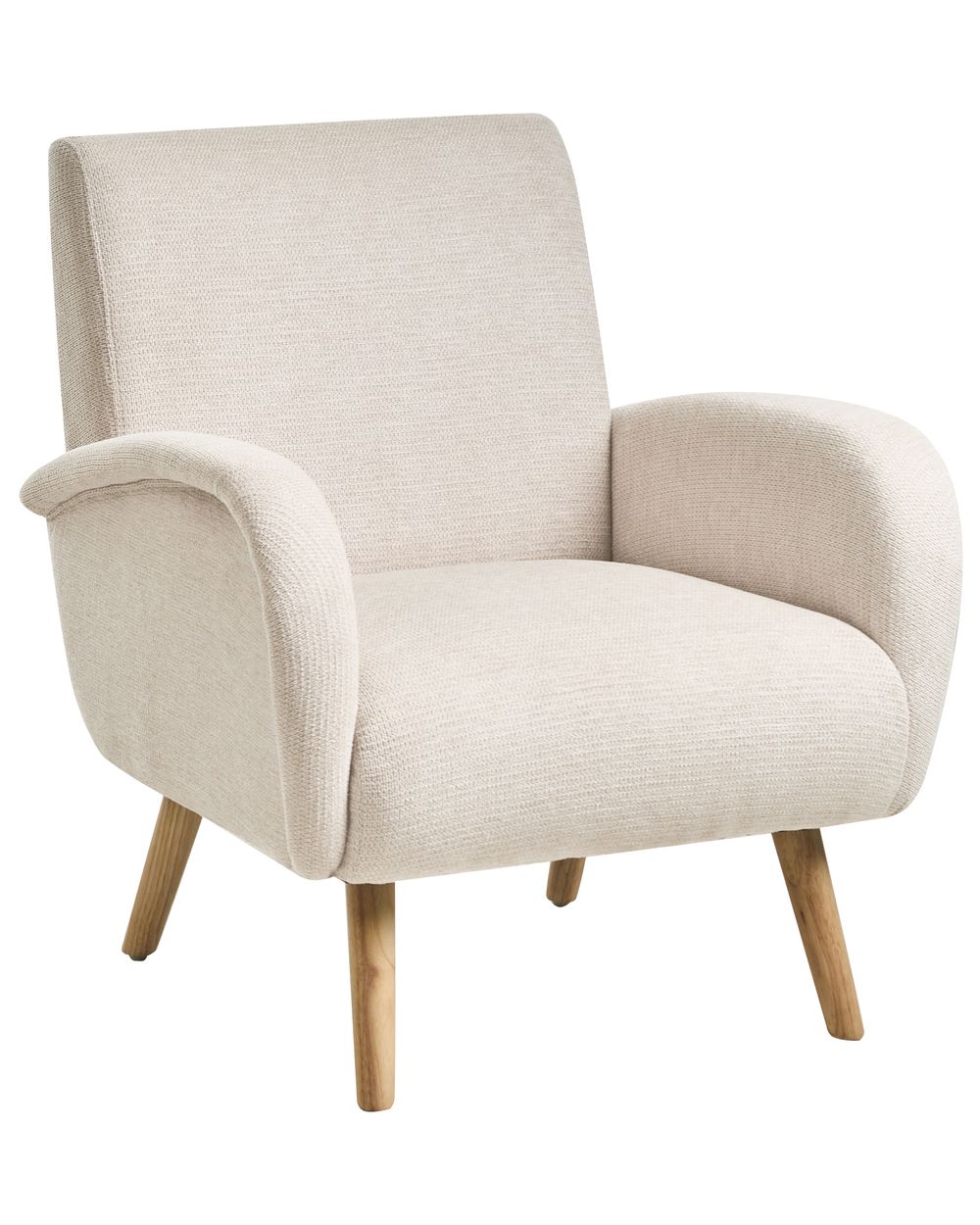 Nojatuoli PLASSEN Kangas Vaaleanbeige