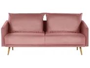 Soffa 3-sits MAURA Sammet Rosa_789448