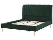 Bed Velvet MARVILLE 180 x 200 cm (EU Super King) Emerald Green_836010