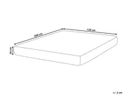 Gel Memory Foam Mattress COOL FLEX 7 PLUS H3/4 Firm 120 x 200 cm (EU Small Double)_1061666