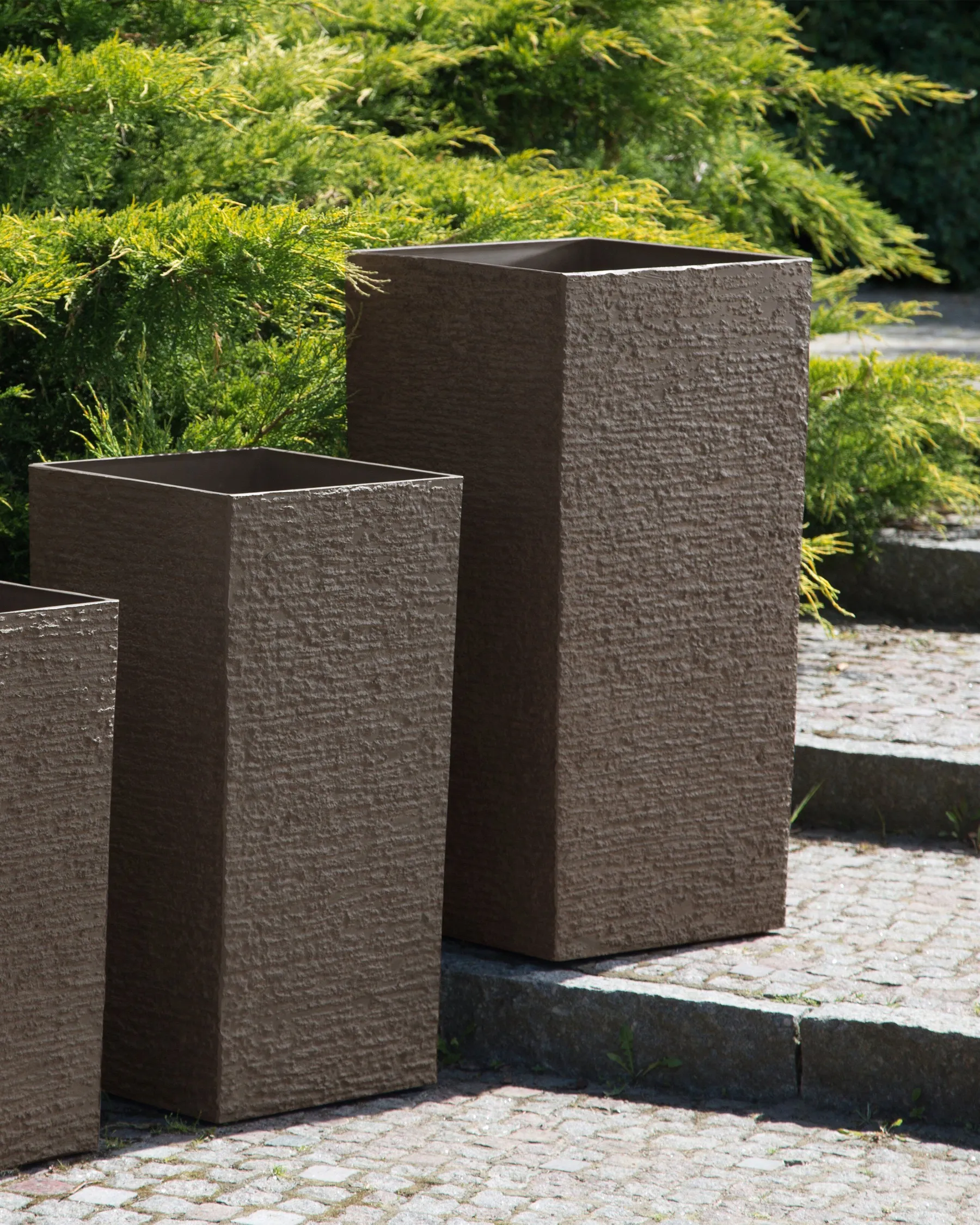 Plant Pot TENNO 40 cm Dark Brown_736630