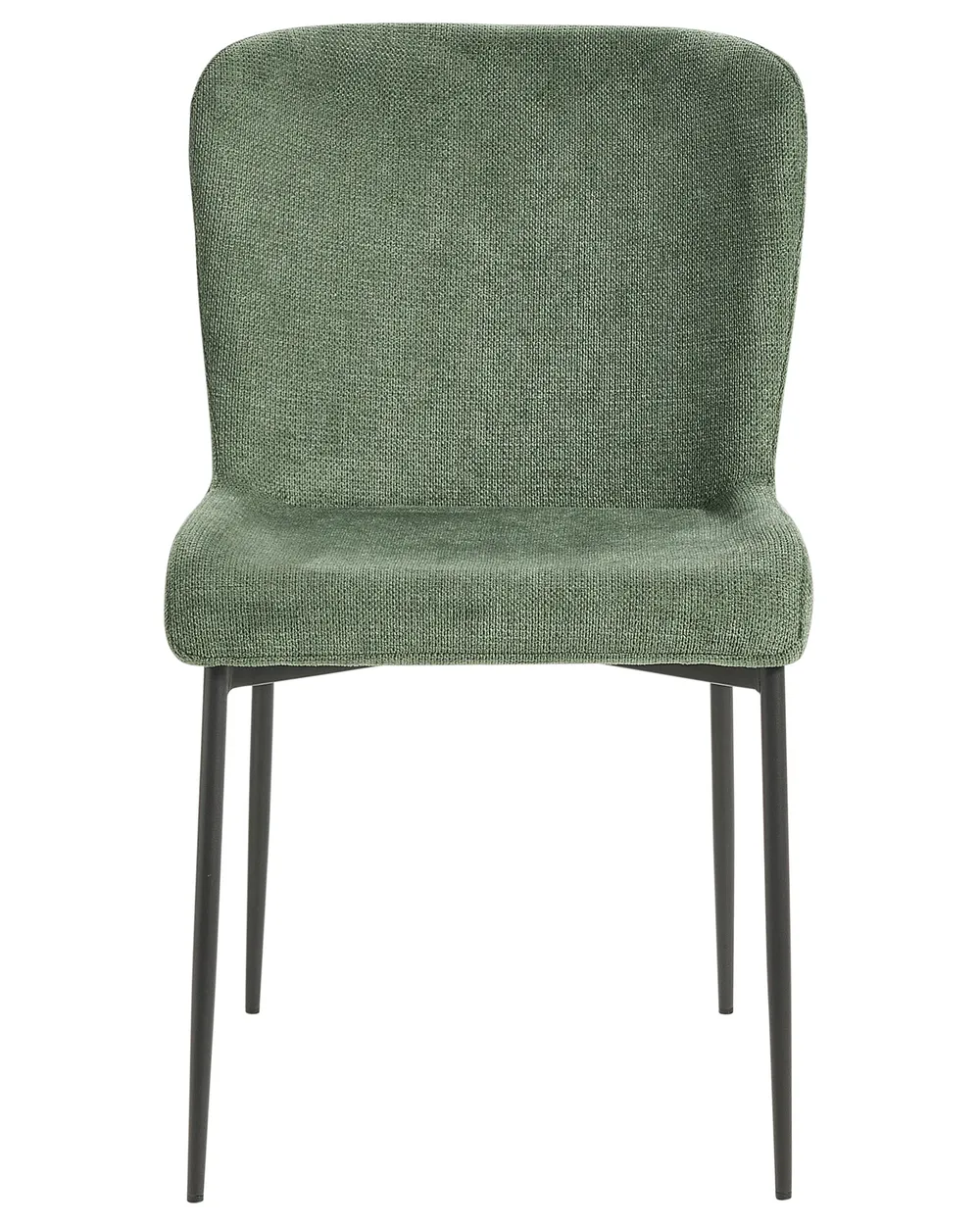 Set of 2 Dining Chairs ADA Dark Green_867435