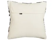 Throw Cushion CHITTOOR 50 x 50 cm Cotton Black Geometric Pattern_829377