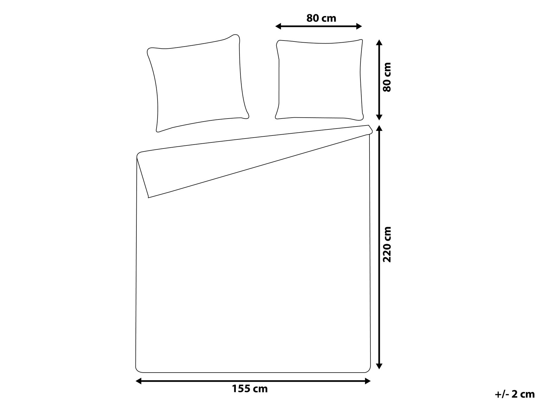 Duvet Cover Set MORNINGSIDE 155 x 220 cm Sateen Cotton Grey_815059