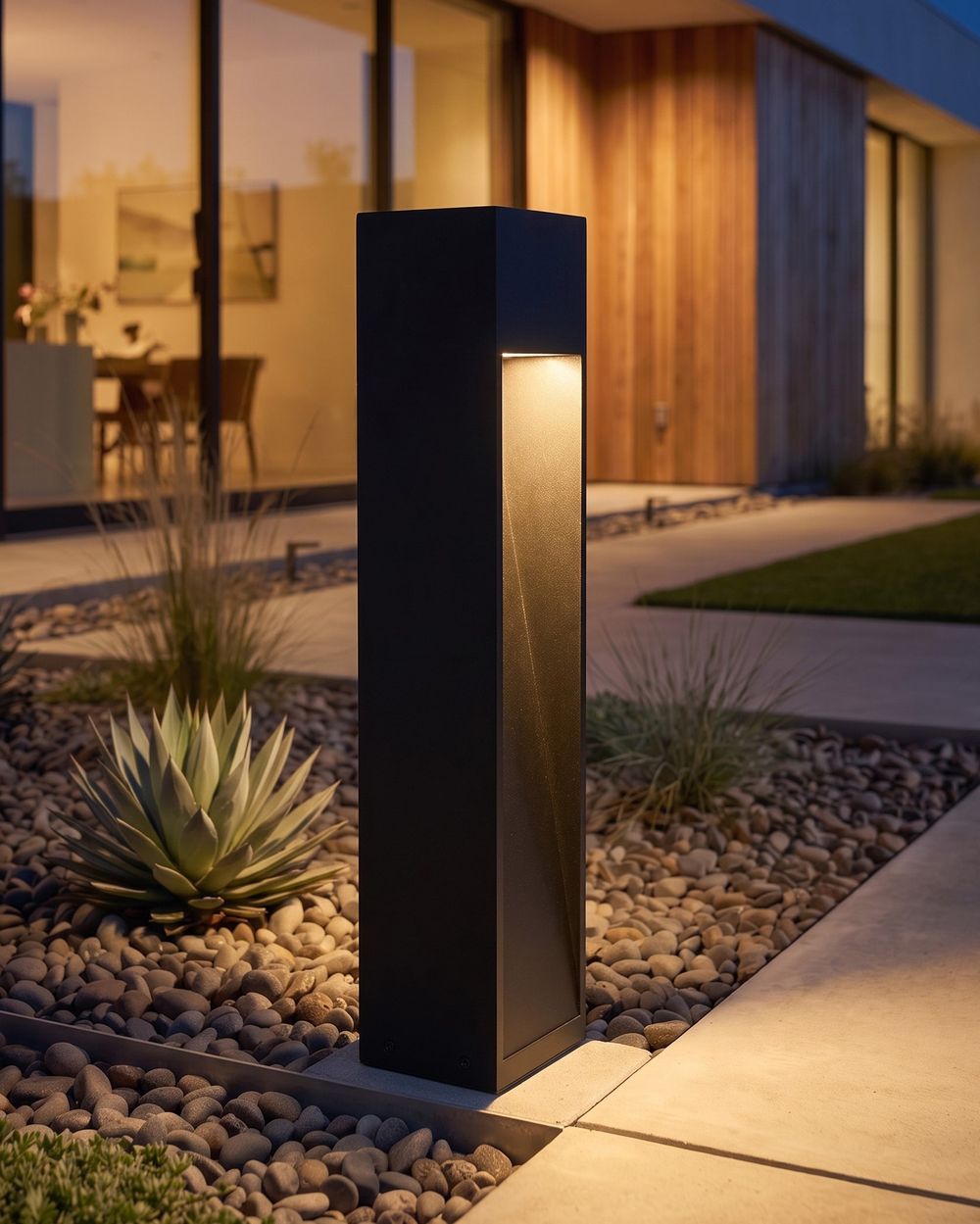 Outdoor LED Bollard Lamp SABINO Black