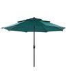 Market Parasol 285 cm BIBIONE Emerald Green