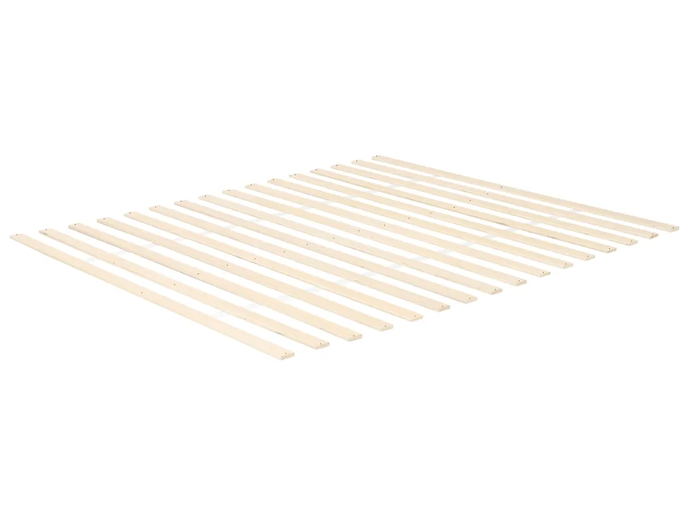 Bed Pine Wood MADONE 160 x 200 cm (EU King Size) Light Brown_1135773