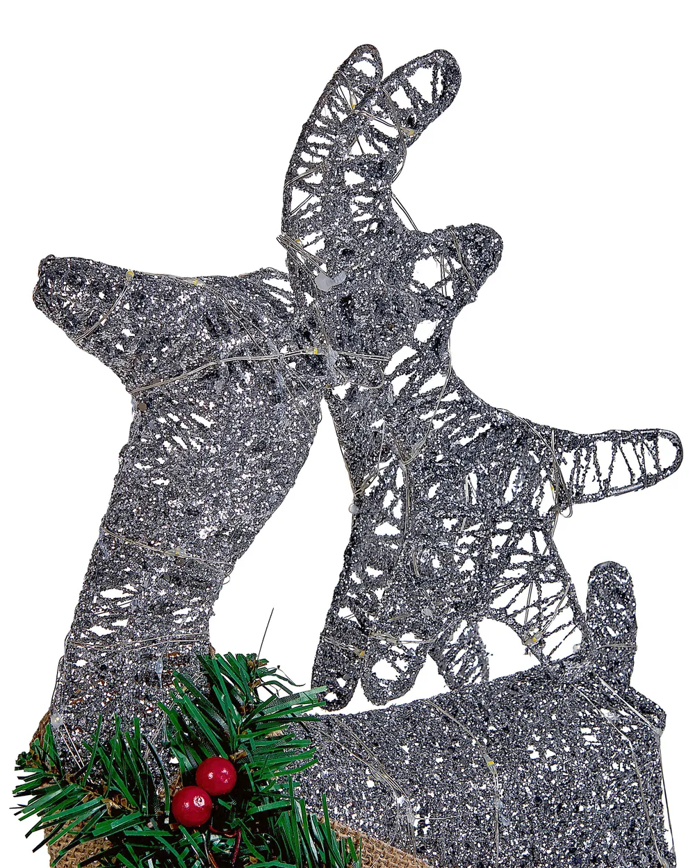 Utomhusdekoration LED ENODAK 41 cm Ren Silver_812889