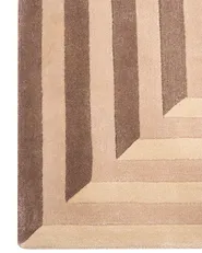 Rug SARAI Beige 160 x 230 cm Viscose_1036902