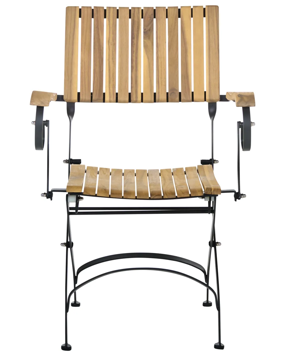 Bistro Set Folding LASCARI Acacia Wood Light Brown_1075227