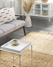 Rug KARKIN Beige 160 x 230 cm Jute_1179659