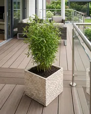 Plant Pot FEIYAN 44 cm Light Beige_1049799