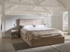 Ottoman Bed VION Boucle Beige 160 x 200 cm (EU King Size)