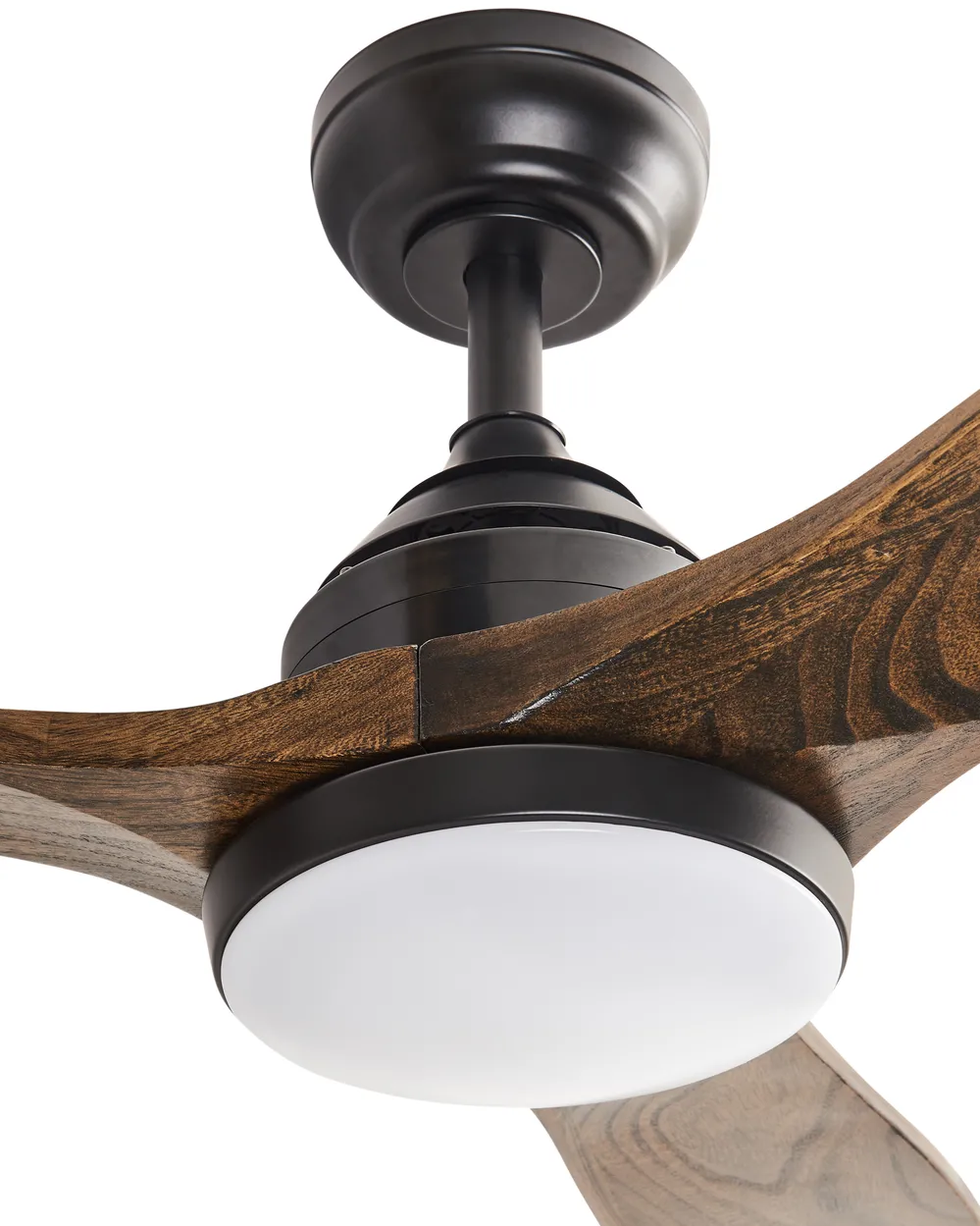 Ceiling Fan with Light MOYAR with Remote LED Dark Brown_988738
