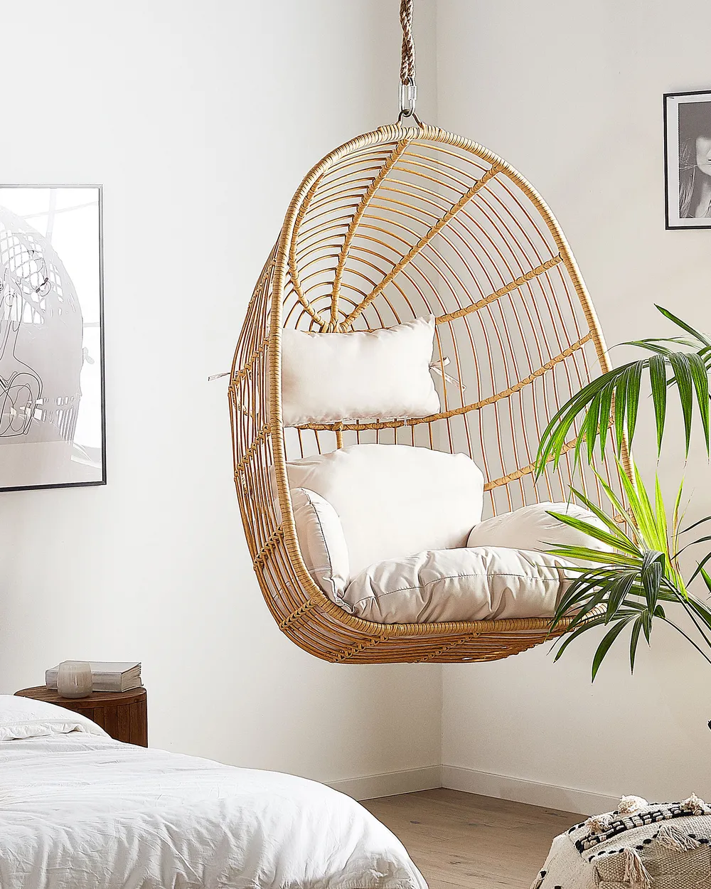 Hanging Chair CASOLI PE Rattan Natural