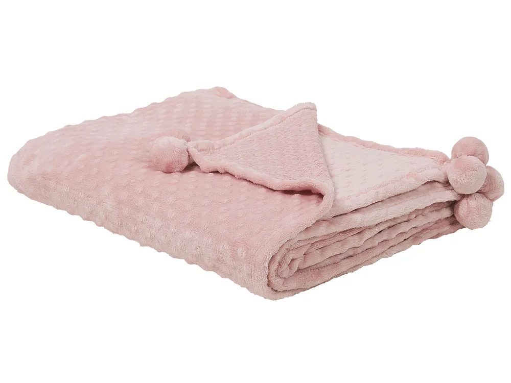 Blanket SAMUR 200 x 220 cm Pink