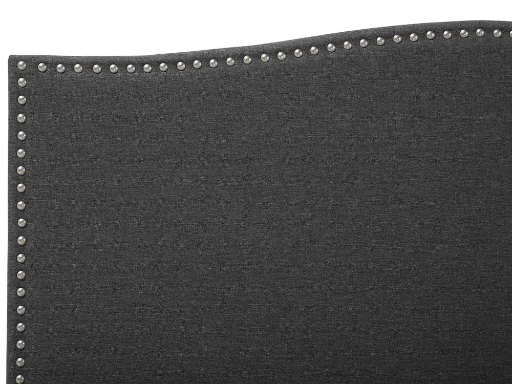 Bed Fabric MONTPELLIER 180 x 200 cm (EU Super King) Dark Grey_708985