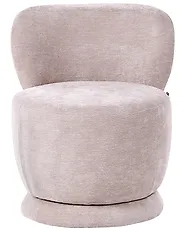 Nojatuoli pyörivä BLOMMA Chenille Beige_1163668