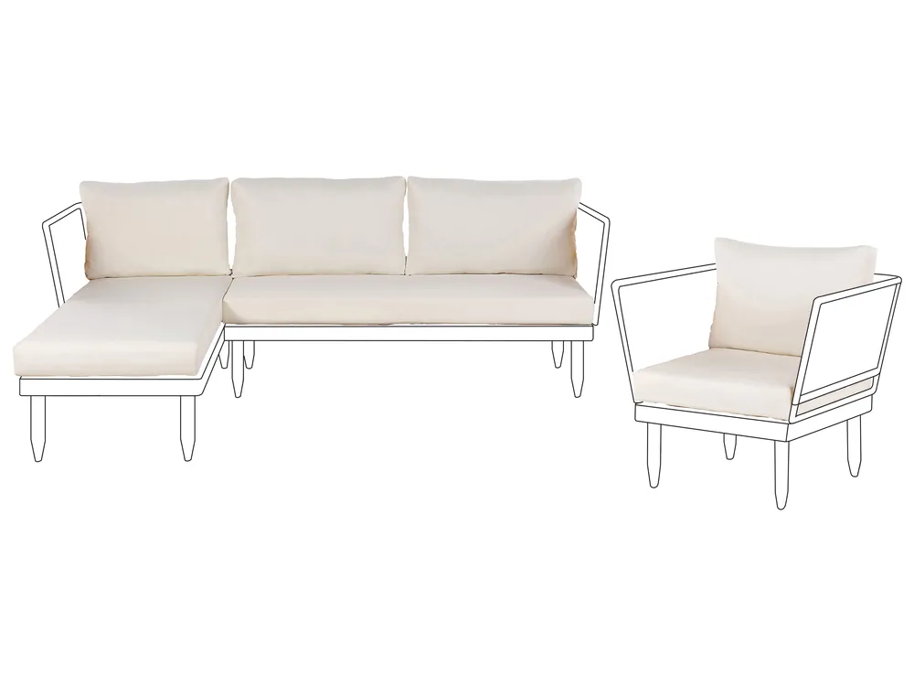 Outdoor Cushion Cover Set CREMONA Off-White