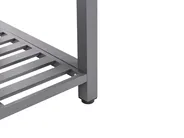 4 Piece Outdoor Kitchen Set with Sink VIGGIANO Grey Metal_981016