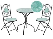 Bistro Set Folding ANAPO Metal Black_1021770