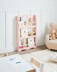 Wall Bookshelf LILOET 100 cm Pastel Pink_950023