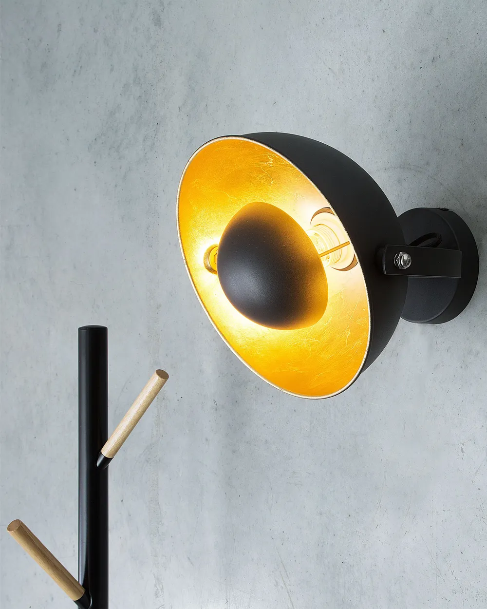 Wall Lamp THAMES Metal Black
